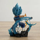 Hot Dragon Ball Z Anime Figure Q Version Vegeta 11CM Action Figure Collection Figurine Model Toys For Children's Gifts