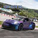 GT3-RS Targa 4S Carro Esportivo Brinquedo Leve Som Puxar Para Trás Liga Fundida Carros de Corrida Coleção Presente Meninos