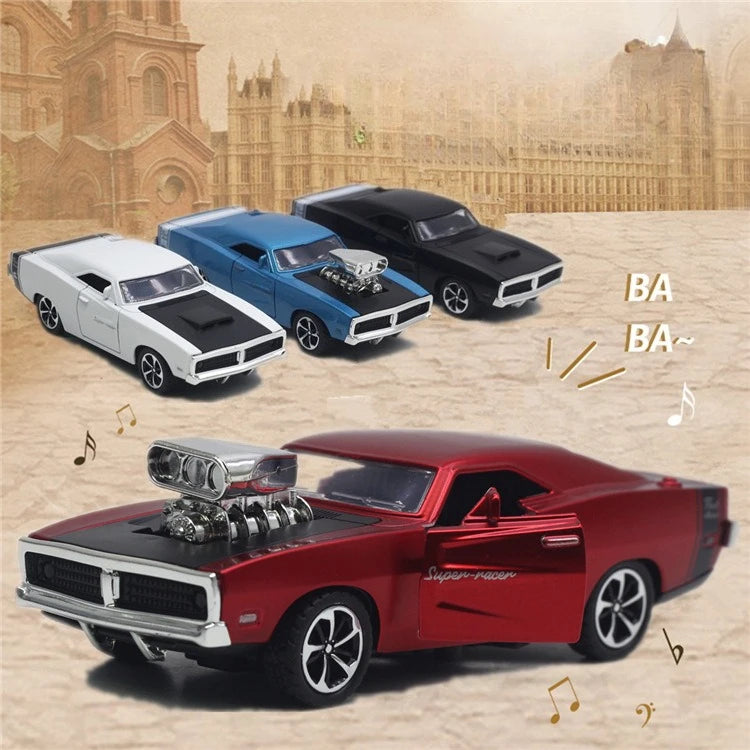 Mini Dodge Alloy Modelo Retro Simulação Brinquedo Coleção Ornamento Presente