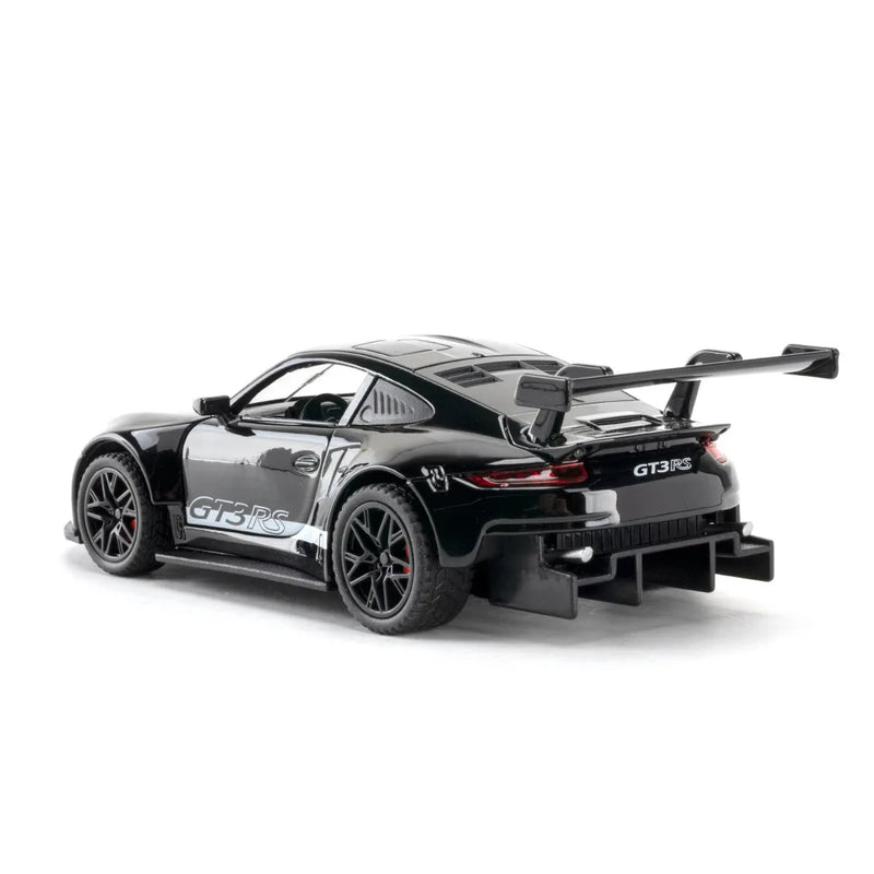 GT3-RS Targa 4S Carro Esportivo Brinquedo Leve Som Puxar Para Trás Liga Fundida Carros de Corrida Coleção Presente Meninos