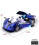 Pagani Zonda HP Barchetta Alloy Concept Sports Car Modelo Diecasts Metal Racing Vehicles Modelo de carro com som e luz Brinquedo para crianças Presente