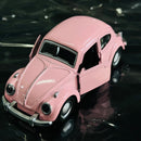 Carro antigo esportivo modelo fusca clássico miniatura brinquedo de carro de liga leve de alta qualidade com porta dupla, decoração , presentes