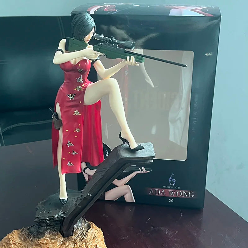 Figura de anime Residente Evil Risco Biológico JILL VALENTINE Leon Scott Kennedy Ada Wong  Game Modelo Brinquedo Coleção, Presentes