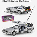 Delorean De Volta para o Futuro Máquina do Tempo Diecast Liga Modelo Carro de  Metal para Meninos Brinquedo Coleção de Presentes