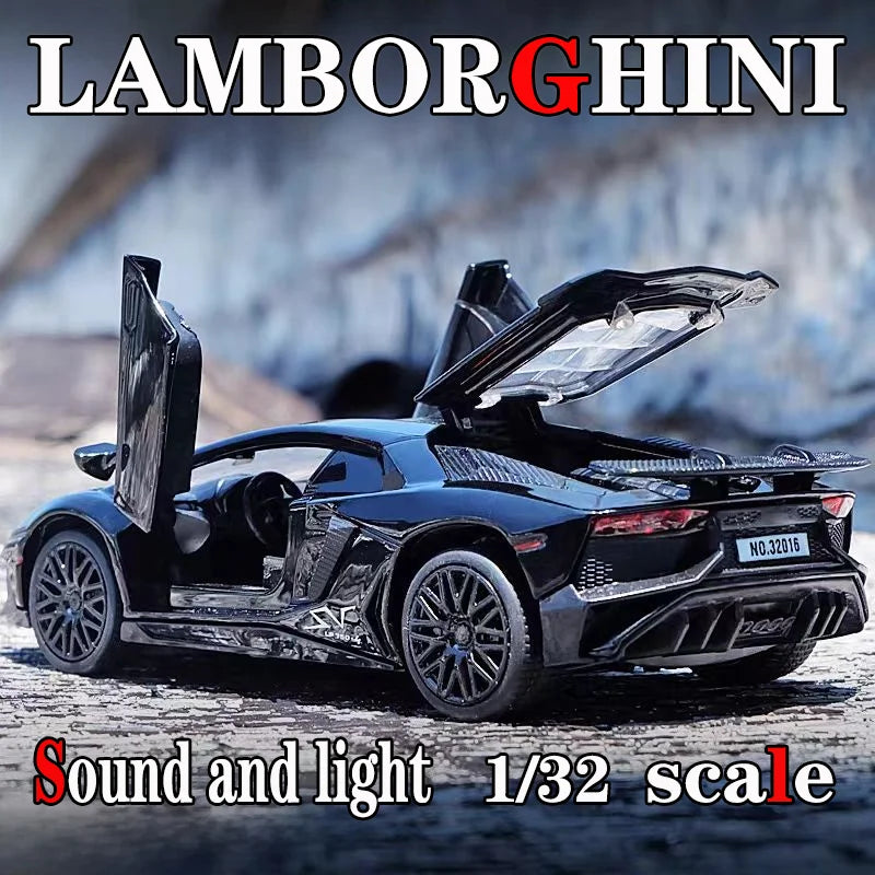 Lamborghinis SV LP750-4 Liga Esportiva Modelo Diecast & Brinquedo Veículo de Metal Simulação Modelo de Carro Coleção Presentes Infantis