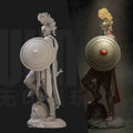 1/24 Deuses Gregos 3206 Mitologia Ocidental GK Modelo Branco Portátil Modelo de Soldado Impresso em 3Dl