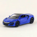 RMZ City 1:36 Scale NSX Toy Car Models Alloy Die cast Toys Vehicles Pull Back Function Simulation Toys for Boys Best Gifts kid