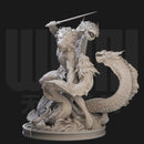 Estátua 3D 1/24 Deuses Gregos 3206 – Modelo Portátil GK da Mitologia Ocidental