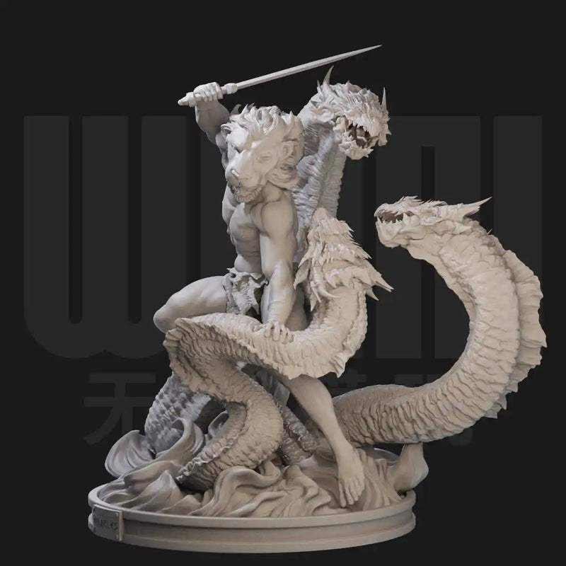 1/24 Deuses Gregos 3206 Mitologia Ocidental GK Modelo Branco Portátil Modelo de Soldado Impresso em 3Dl