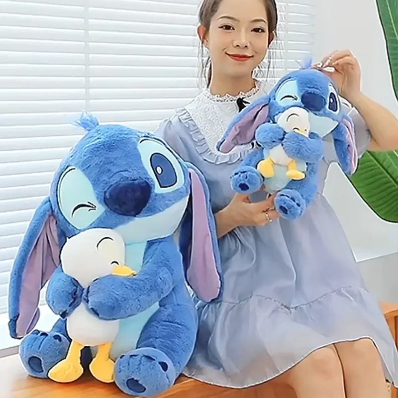 Stitch Anime Boneco Bonito Desenho Animado Sofá Travesseiro Brinquedo Apaziguador Moda Decoração de Quarto 30 cm Presente de Natal para Amigo