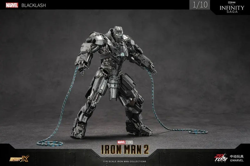 Figuras de ação Estátua de filme Modelo Adulto Colecionável ZD Toys Iron Man Series Blacklash Figuras 1/10 MK33 MK39 MK17 MK21