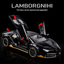 Lamborghini Centenario Lp770 diecast  modelo carros liga automóveis brinquedos presente para crianças puxar para trás luz música