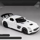 Simulado Benz AMG Carro Esportivo SLS Liga Modelo de Carro Modelo de Carro Ornamento Menino Crianças Carro Brinquedos