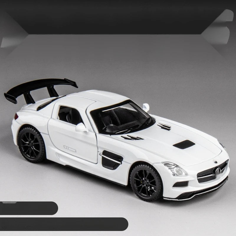 Simulado Benz AMG Carro Esportivo SLS Liga Modelo de Carro Modelo de Carro Ornamento Menino Crianças Carro Brinquedos