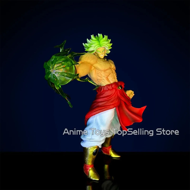 Boneco Dragon Ball Z Broly Super Saiyajin Goku VS Broly Figura de Ação PVC Coleção Modelo Brinquedos Presentes 15cm/5,9 pol.