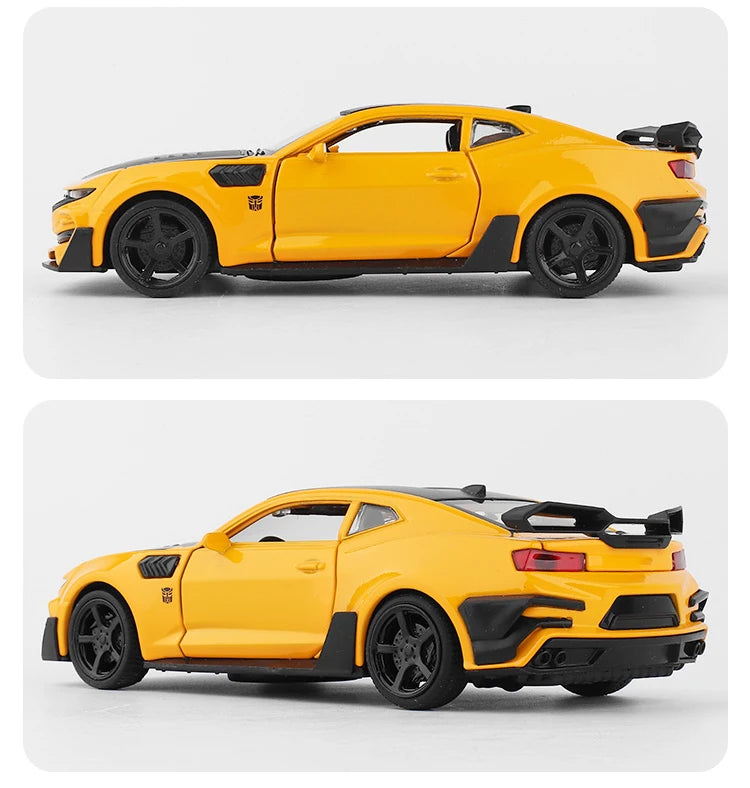 BEE Alloy Racing Sport Car Modelo Diecast & Toy Vehicles Metal Decoração Som Luz Coleção Brinquedos para Meninos Presente
