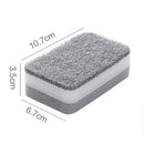 Conjunto de esponja de limpeza dupla face para casa.