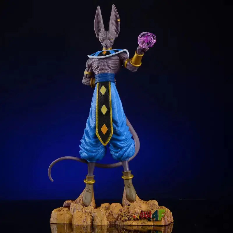 Bonecos Dragon Ball Z de Bills  Deus da Destruição, Coleção de Bonecos de Ação Beerus, Decoração, Modelo, Estátua, Brinquedos, Presente de Aniversário