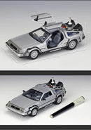 Delorean De Volta para o Futuro Máquina do Tempo Diecast Liga Modelo Carro de  Metal para Meninos Brinquedo Coleção de Presentes