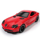 SLR 772S Modelo de carro de brinquedo Corpo de liga Pneus de borracha Diecast Supercarros Modelos Portas abertas Som Luz Brinquedos para crianças Presentes