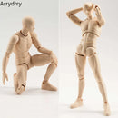 Drawing Figurines Body Kun Body Chan Doll PVC Movable Action Figure Model For SHF Artist Art Model Figure without box