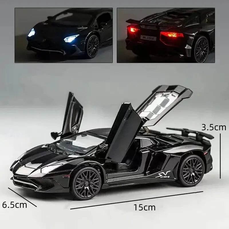 Lamborghinis SV LP750-4 Liga Esportiva Modelo Diecast & Brinquedo Veículo de Metal Simulação Modelo de Carro Coleção Presentes Infantis