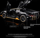 Lamborghini Centenario Lp770 diecast  modelo carros liga automóveis brinquedos presente para crianças puxar para trás luz música