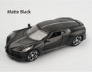 Brinquedos Bugatti La Voiture Noire Liga Fundida Simulação Brinquedo Veículos Modelos Meninos Presentes para Crianças