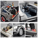 DeLorean Time Machine De Volta para o Futuro Modelo de Carro de Metal Fundido Simulação Coleção Brinquedo Infantil Presente