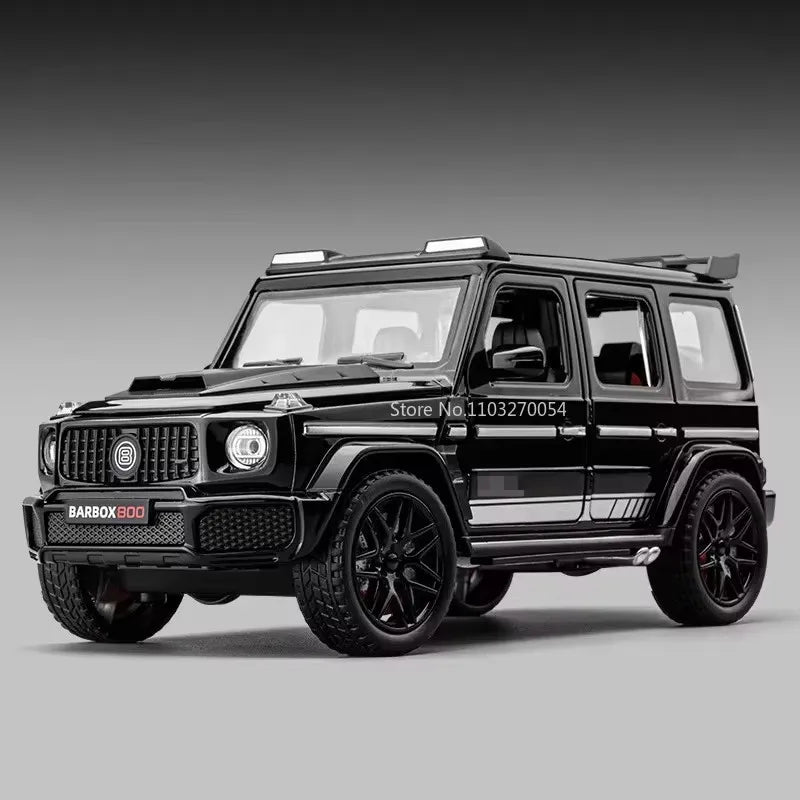 SL63 G800 Modelo Miniatura Carro Brinquedos Diecast Liga Veículos Roda Dianteira Direção Som Luz Puxar Para Trás Modelos Presente Adulto