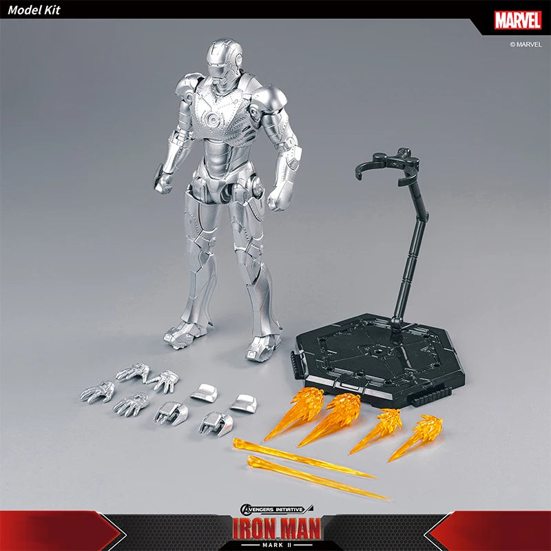 Homem de Ferro  Fondjoy Marvel MK42 Modelo Montado 10 pol. Figuras de Ação em Escala 1/7 Reatores podem emitir luz Ornamento Colecionável Brinquedo para Presente