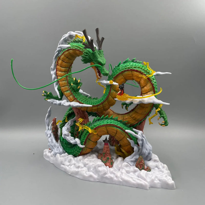 Boneco de anime Dragon Ball de 24 cm, boneco   Shenlong,  Shenron, Goku e Shenron, modelo de estátua de PVC, coleção de bonecas, brinquedos para presente de quarto