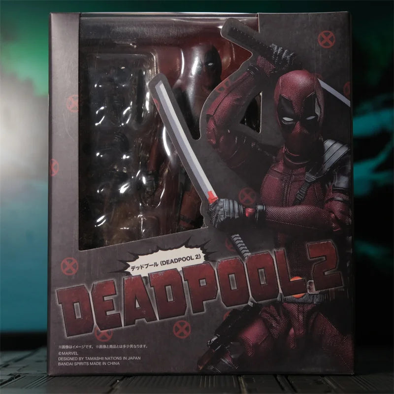 Deadpool Deadpool e Wolverine SHFiguarts Joint Movable New Mutants Wilson Comics SHF Modelo de filme Brinquedo para crianças Presente