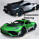 ONE Sports Car Modelo Brinquedo Modificado Metal Diecast Veículos de Roda Livre Simulação Som e Luz Presente para Crianças