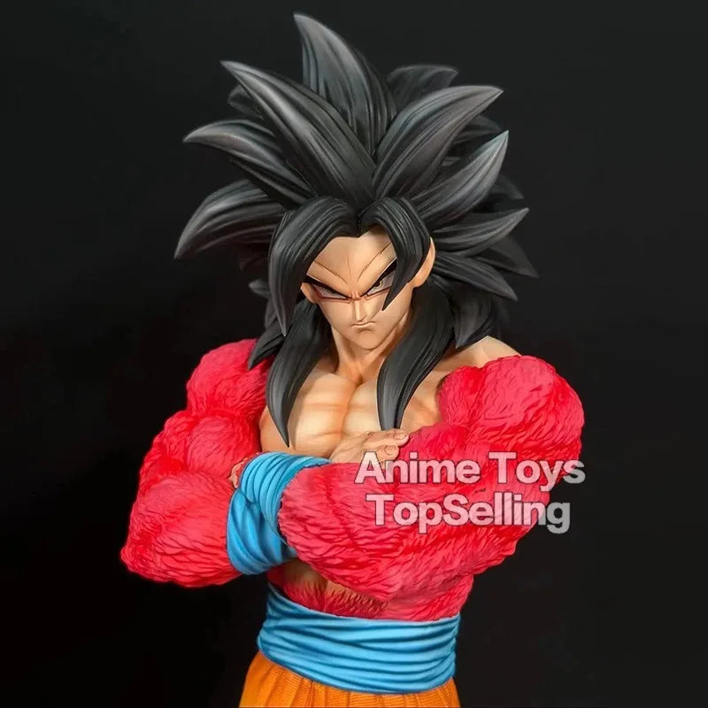 Dragon Ball Super Saiyan 4 Son Goku estátua PVC coleção modelo brinquedos presentes