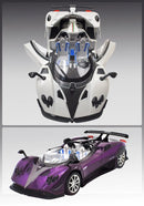 Pagani Zonda HP Barchetta Alloy Concept Sports Car Modelo Diecasts Metal Racing Vehicles Modelo de carro com som e luz Brinquedo para crianças Presente