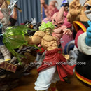Boneco Dragon Ball Z Broly Super Saiyajin Goku VS Broly Figura de Ação PVC Coleção Modelo Brinquedos Presentes 15cm/5,9 pol.