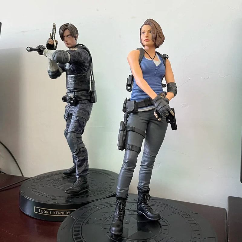 Figura de anime Residente Evil Risco Biológico JILL VALENTINE Leon Scott Kennedy Ada Wong  Game Modelo Brinquedo Coleção, Presentes
