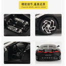 Brinquedos Bugatti La Voiture Noire Liga Fundida Simulação Brinquedo Veículos Modelos Meninos Presentes para Crianças