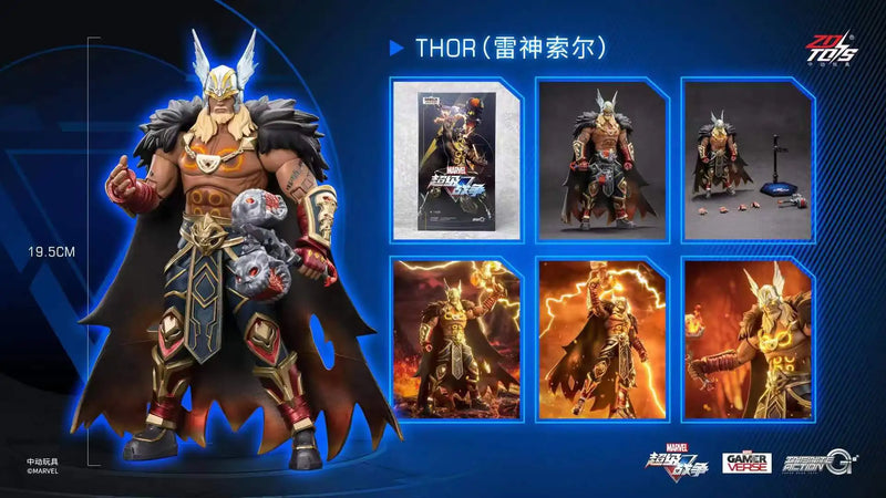 Figura de ação Deadpool e Wolverine ZD Original Thor 1/10 X-Men Limitado Guardiões da Galáxia Lord Desenho Animado Brinquedos para Crianças Presente