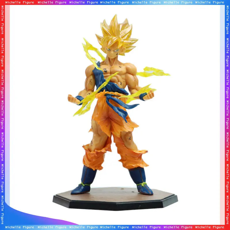 Dragon Ball Goku Super Saiyajin de 17 cm/ pol. Goku DBZ, modelo de presente, figuras colecionáveis para crianças
