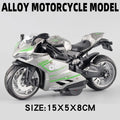 Pocket Toy Alloy Motorcycle Model Miniature Diecast Racing Off-Road Motorcycle Simulation Car Toy Street Motorcycle Model Gift