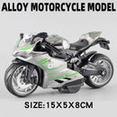 Pocket Toy Alloy Motorcycle Model Miniature Diecast Racing Off-Road Motorcycle Simulation Car Toy Street Motorcycle Model Gift