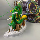 Boneco de anime Dragon Ball de 24 cm, boneco   Shenlong,  Shenron, Goku e Shenron, modelo de estátua de PVC, coleção de bonecas, brinquedos para presente de quarto