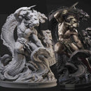 Estátua 3D 1/24 Deuses Gregos 3206 – Modelo Portátil GK da Mitologia Ocidental