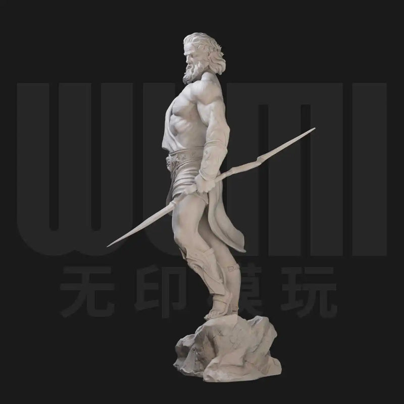 1/24 Deuses Gregos 3206 Mitologia Ocidental GK Modelo Branco Portátil Modelo de Soldado Impresso em 3Dl
