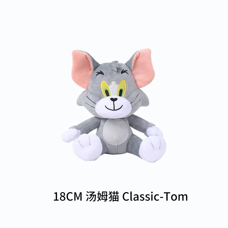 Brinquedo de pelúcia de anime Tom e Jerry, bonecos de filme de desenho animado, gato, rato, bichos de pelúcia fofos, bonecos de pelúcia para crianças, presente, frete grátis