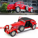 Miniatura Bentley 8 L 1930 Carro Clássico Metal Luxo Cor Vermelho, Verde, Caramelo  Carro vintage retrô retrátil de liga metálica, simulação de som e luz, frete grátis