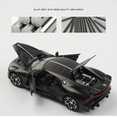 Brinquedos Bugatti La Voiture Noire Liga Fundida Simulação Brinquedo Veículos Modelos Meninos Presentes para Crianças