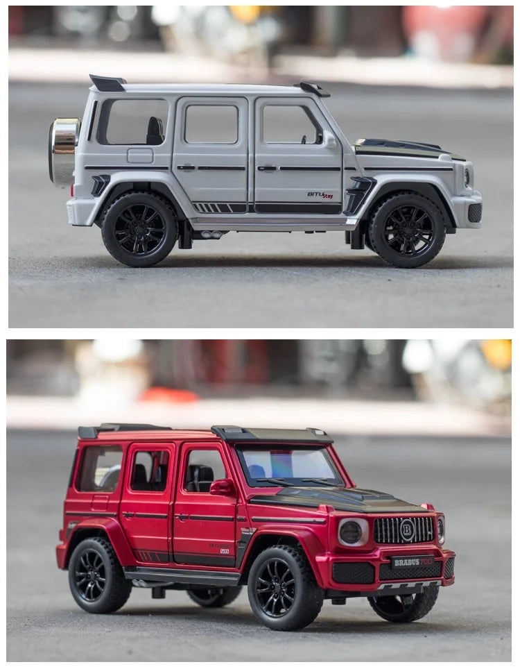 G700 Liga Modelo de Carro Simulação Brinquedo Diecast Veículos Off-road SUV Com Som e Luz Colecionável Presente Infantil 1/32 G700 Liga